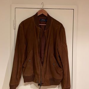 Polo Ralph Lauren Suede Bomber Jacket